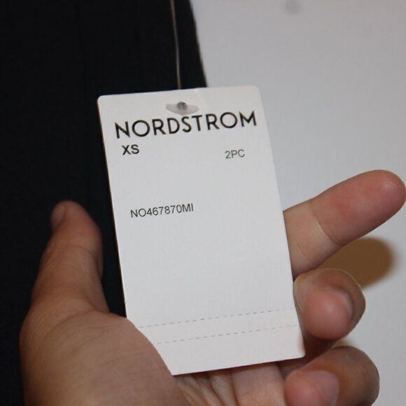 NEW Nordstrom Black SLEEPWEAR Pants Women's Size XS - Picture 5 of 12